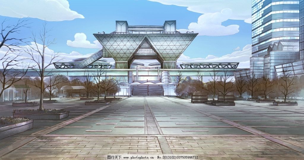 动漫建筑图片,探索虚拟世界的壮丽建筑奇观