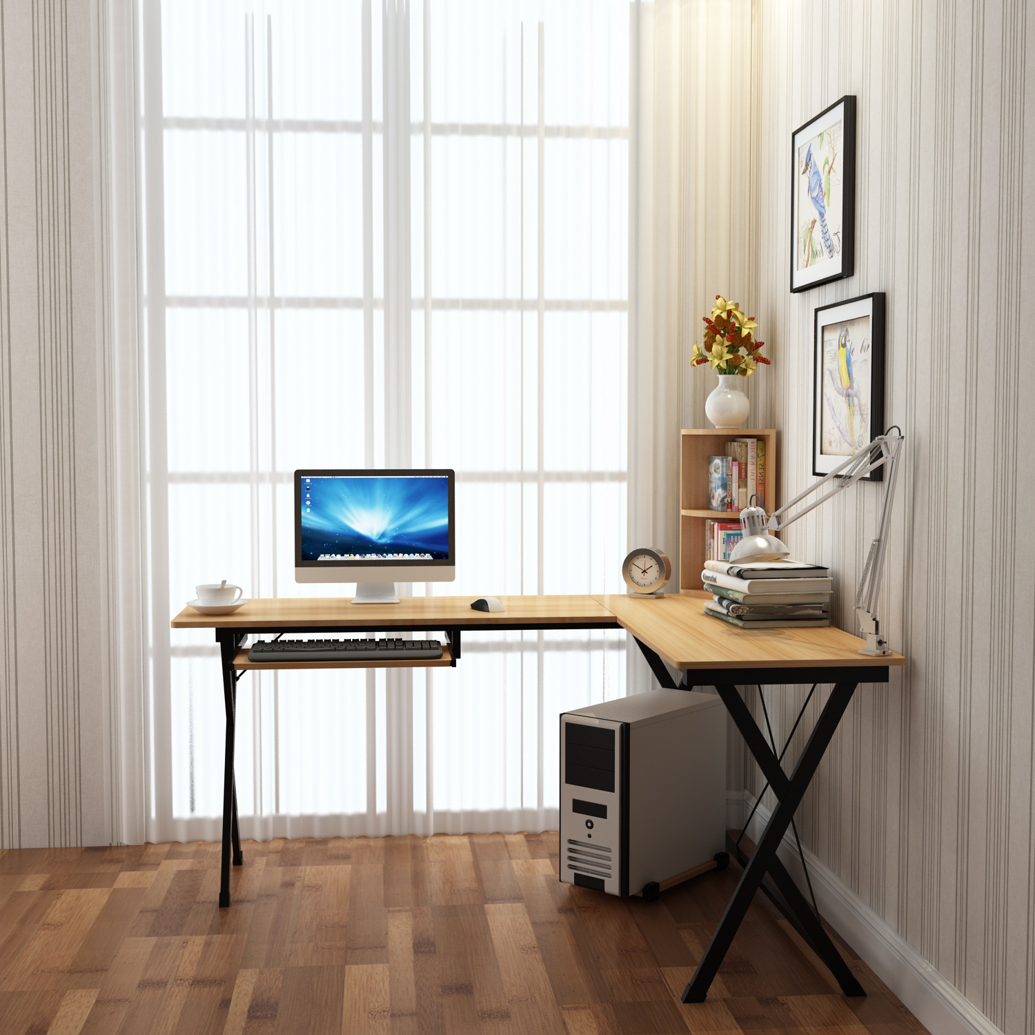 最新电脑桌魅力,设计与功能的新潮流展现